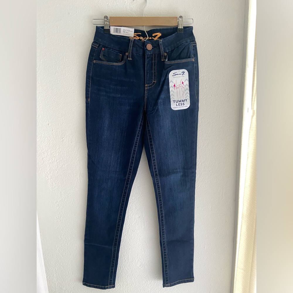 NWT Seven7 Tummyless High arise Skinny Jeans 4